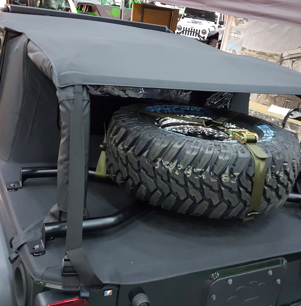 Spider Tire Rack JK 2 doors - Suntop